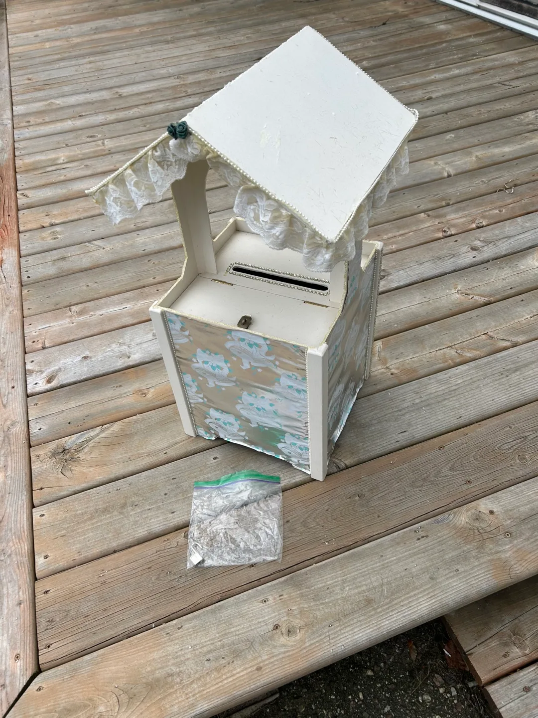 Wedding Card Box with Lock and Key