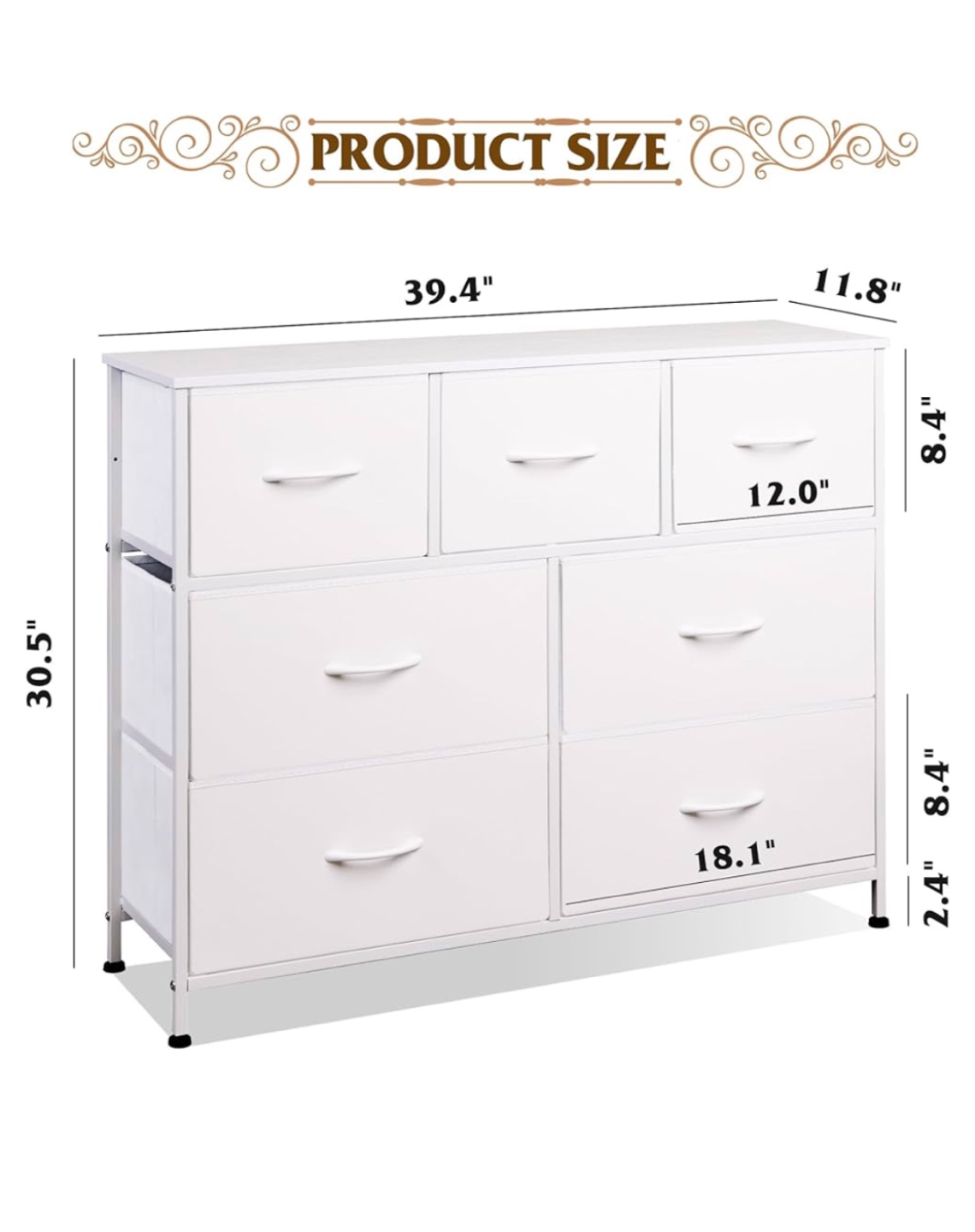 WLIVE 7 Drawer Dresser - photo 2