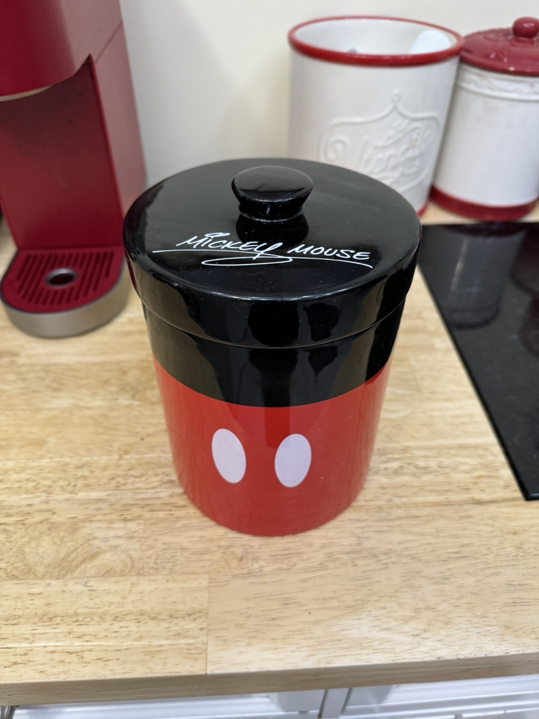 Mickey Mouse Ceramic Container