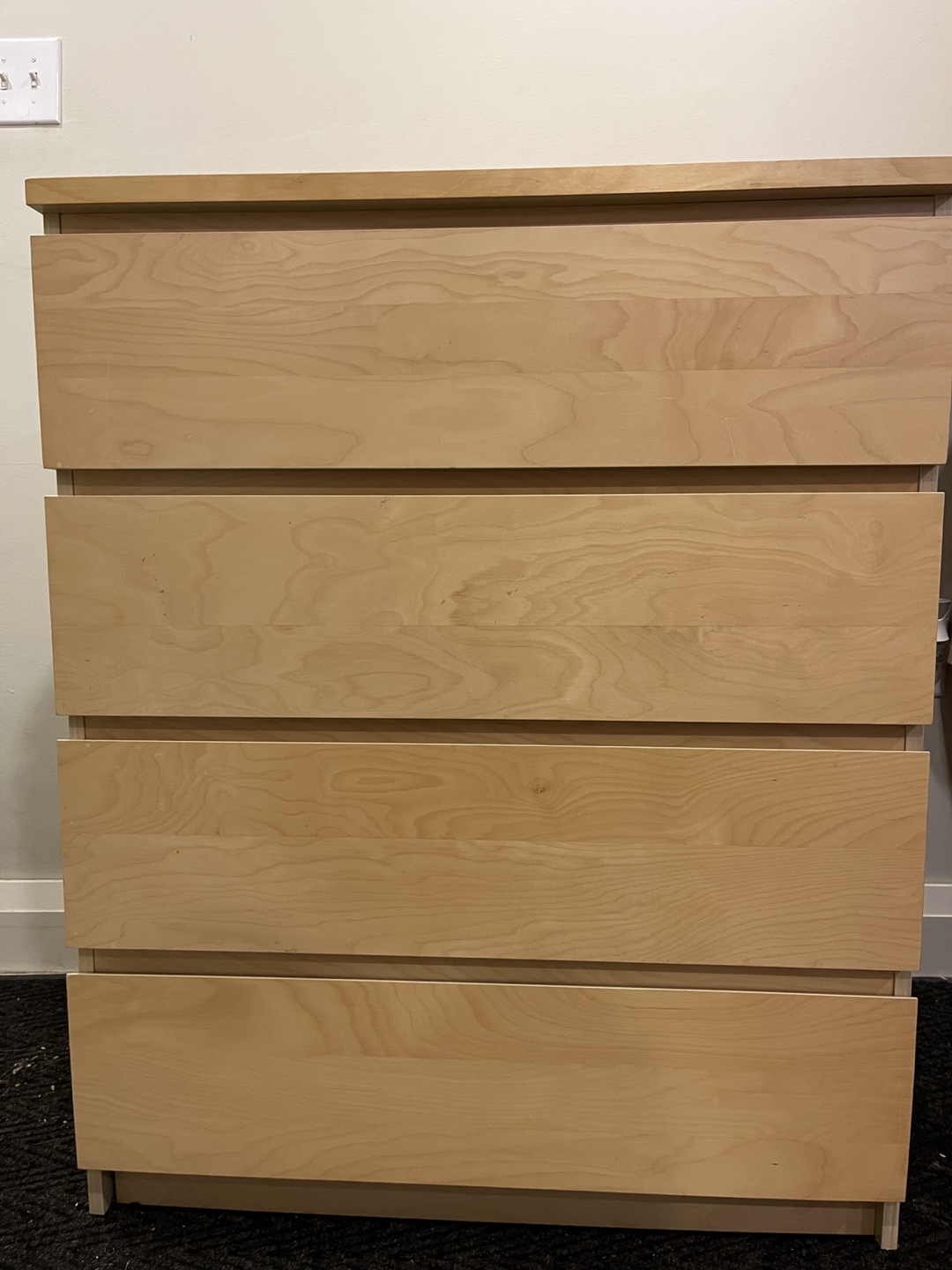 IKEA MALM 4-Drawer Dresser