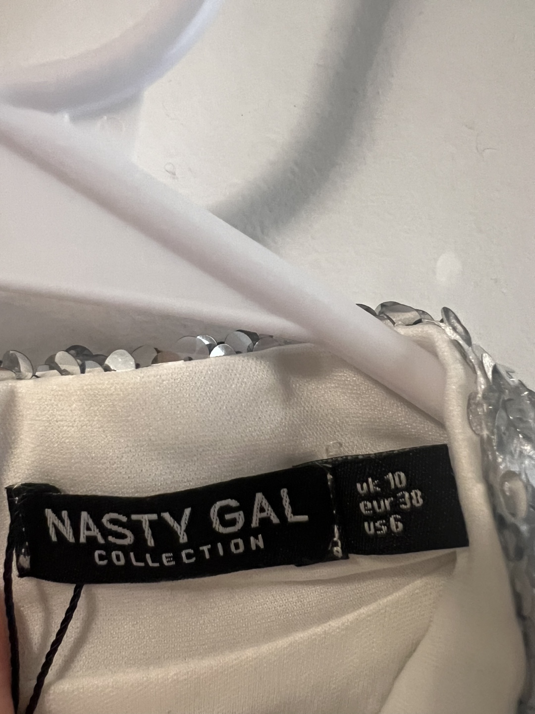 Nasty Gal Silver Sequin Dress - photo 4