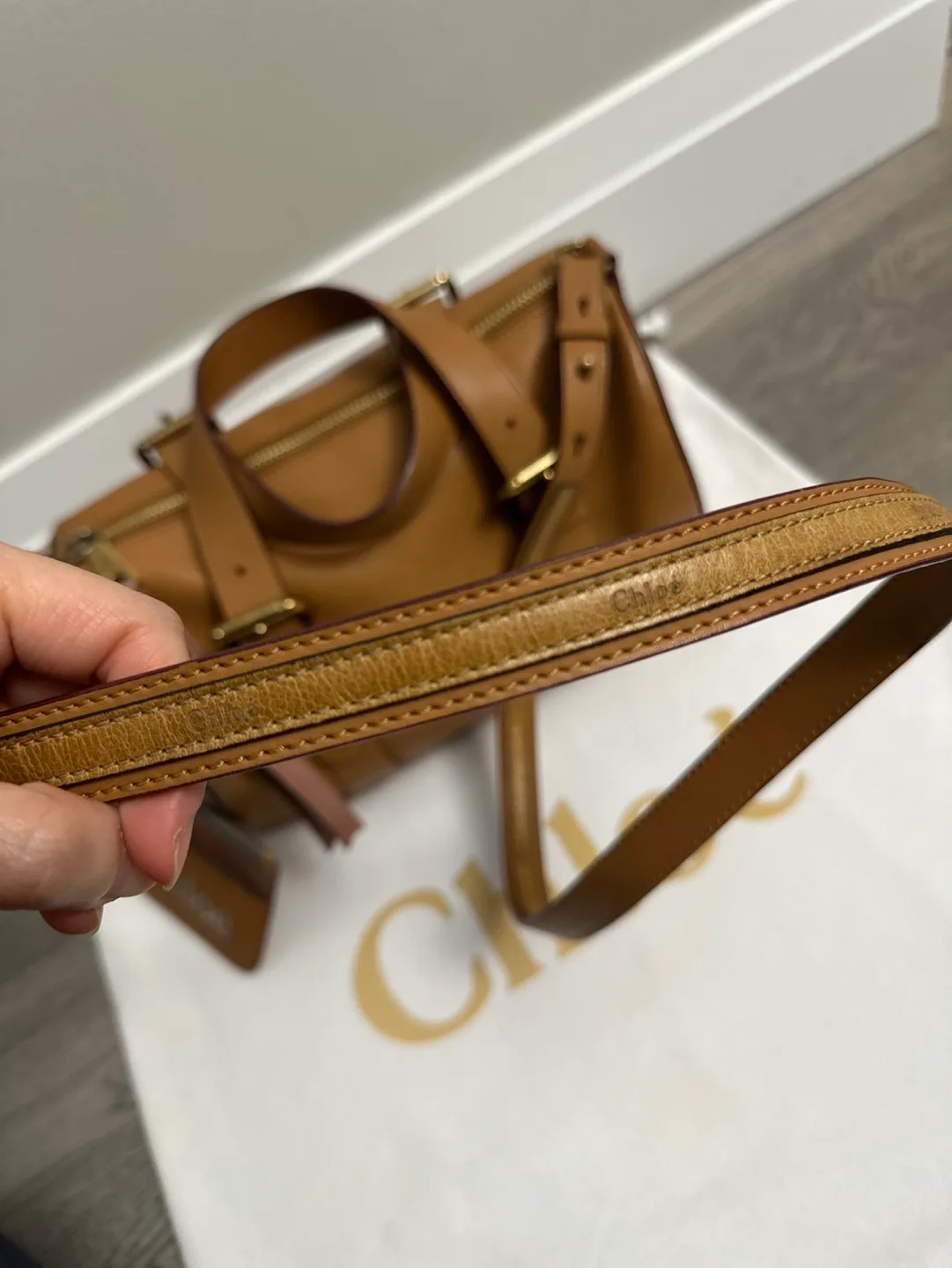 Authentic Chloe Sam Boston Bag (LIKE NEW) image indicator(4)