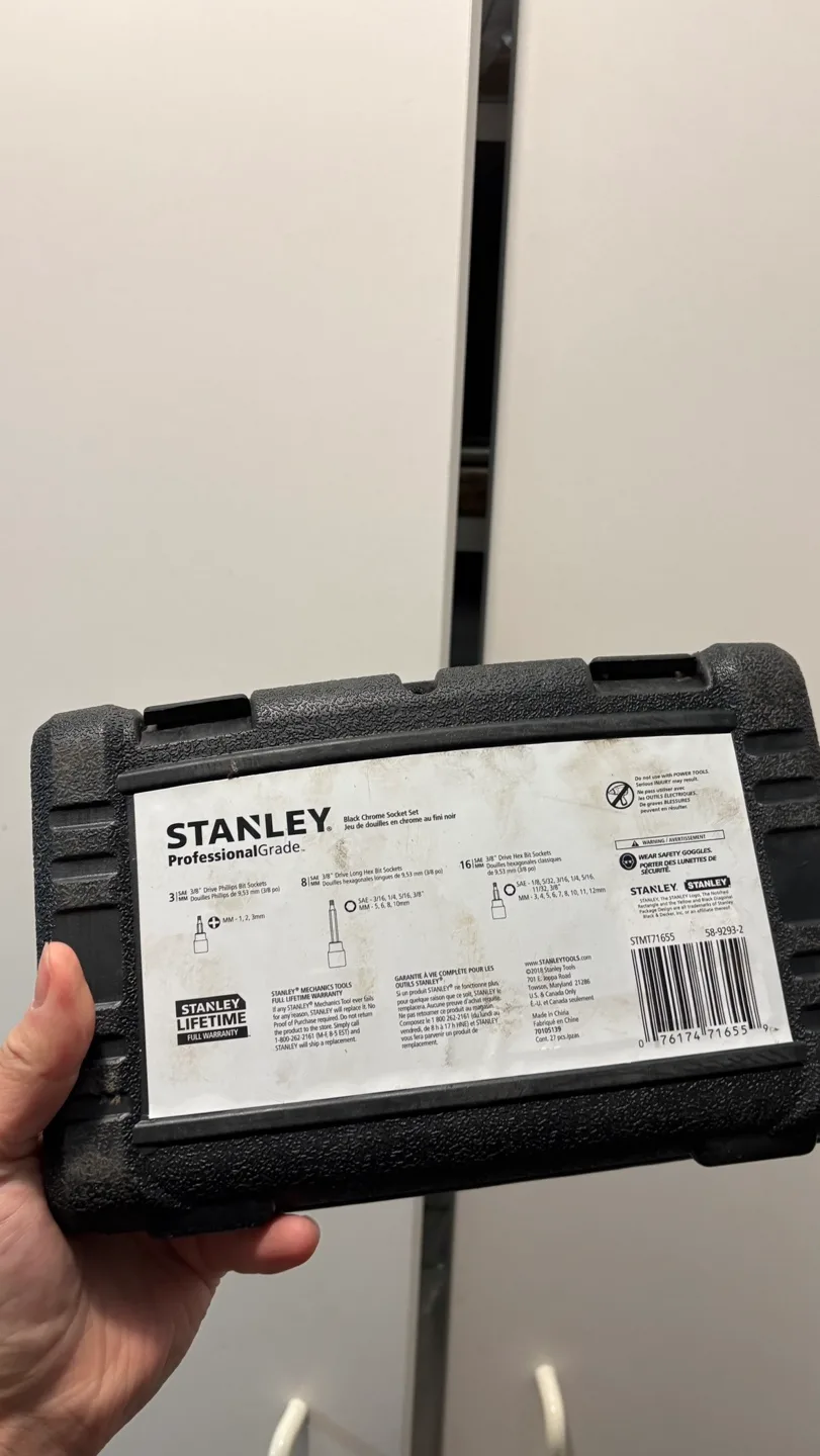 Stanley Professional Grade 27 Piece Socket Set image indicator(2)