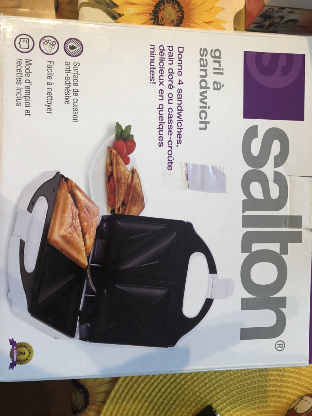 Salton Sandwich Maker