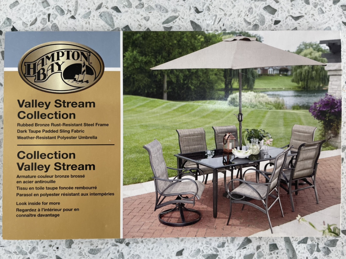 Eight Piece Garden Patio Dining Set