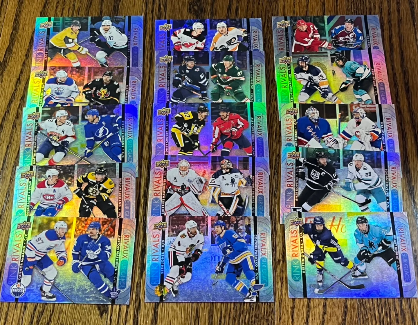 Tim Hortons 2024 Duos Hockey Cards Rink Rivals Full Set image indicator(2)