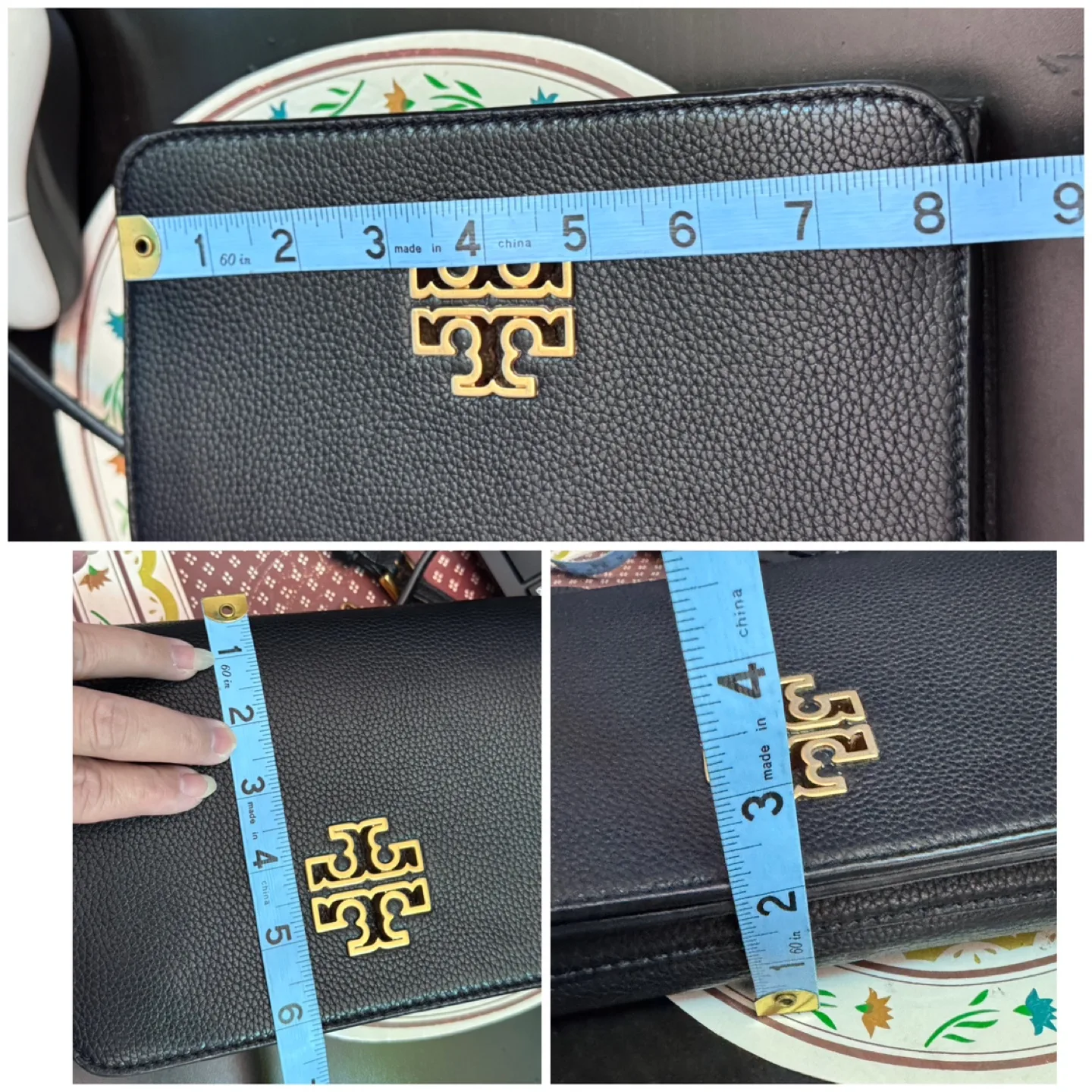 Tory Burch Black Leather Crossbody Bag image indicator(10)