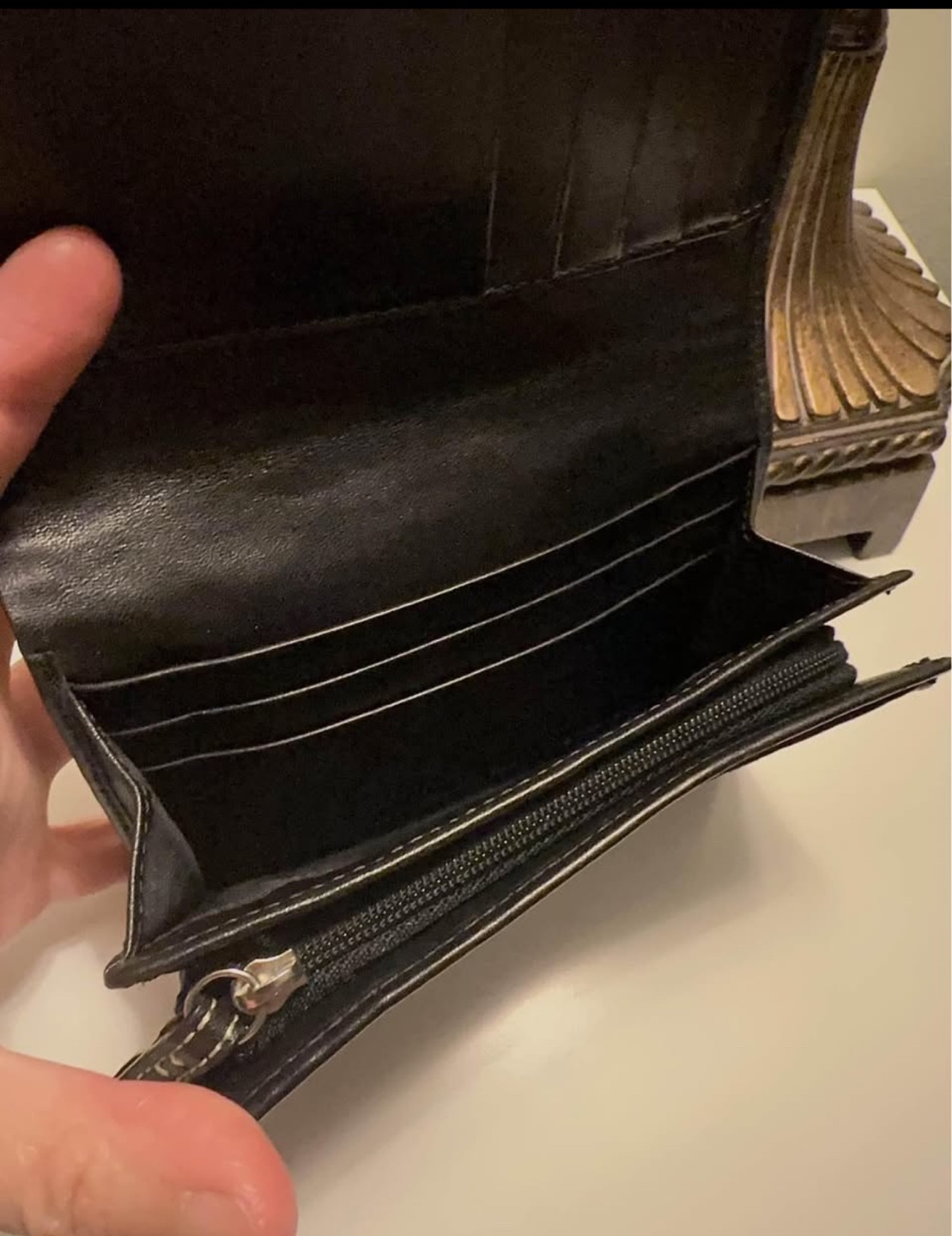 Coach Black Signature C Wallet - photo 4