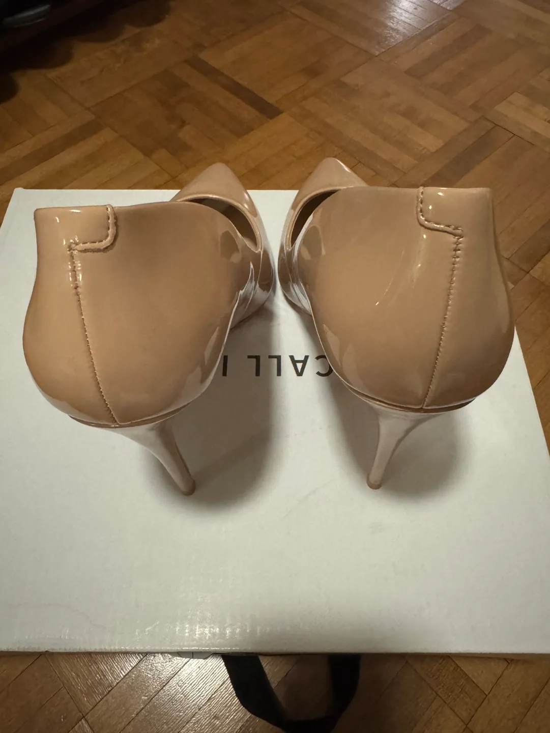 Aldo Stessi Nude Heels (Size 7) image indicator(3)