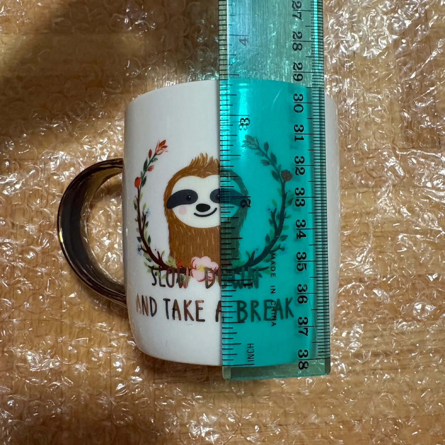 Sloth Mug with Gold Handle - New image indicator(7)