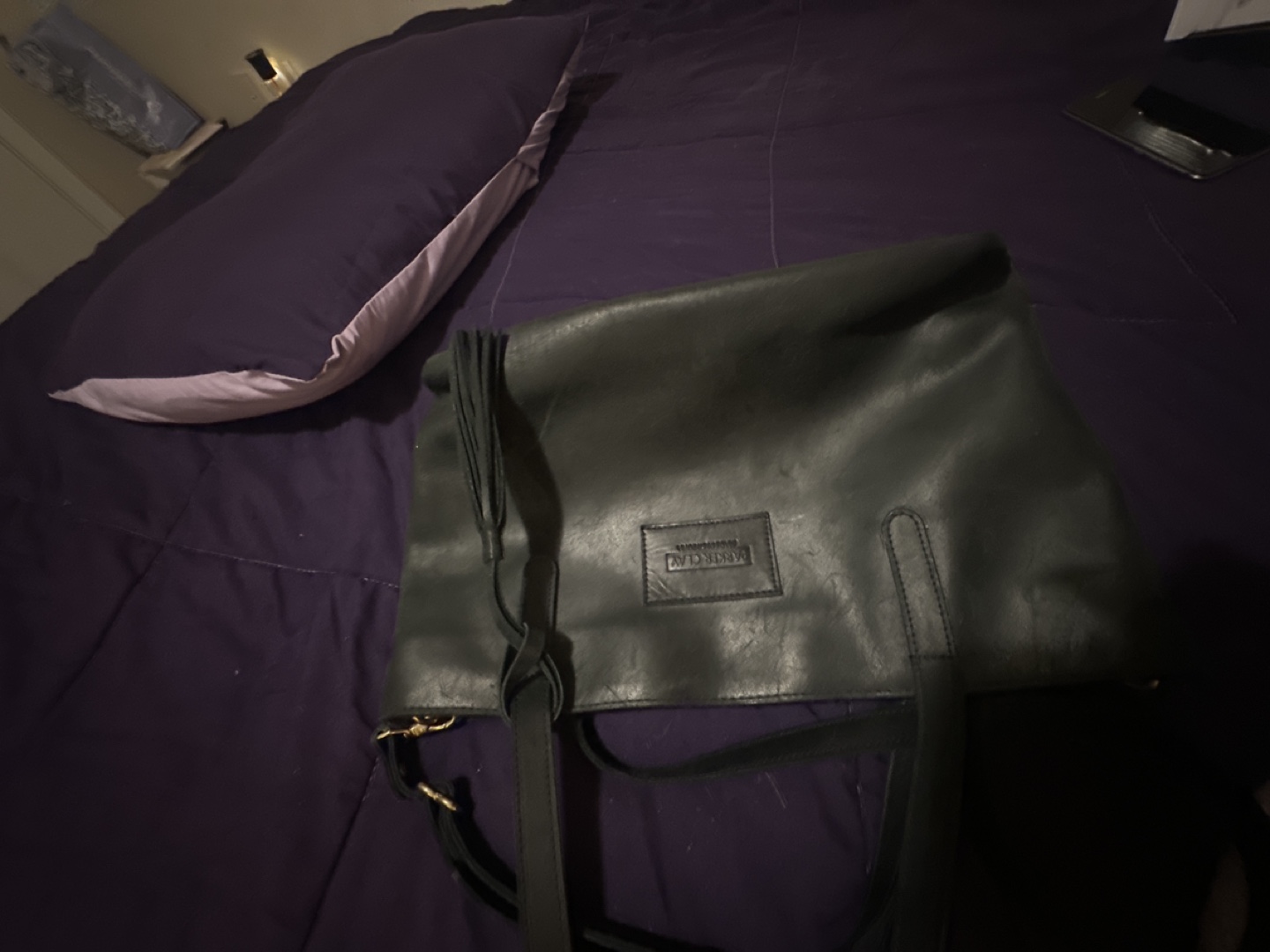 Parker Clay Leather Tote Bag - photo 2