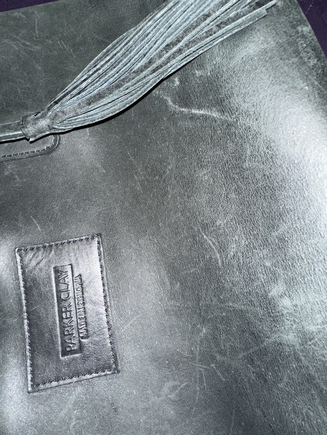 Parker Clay Leather Tote Bag - photo 3