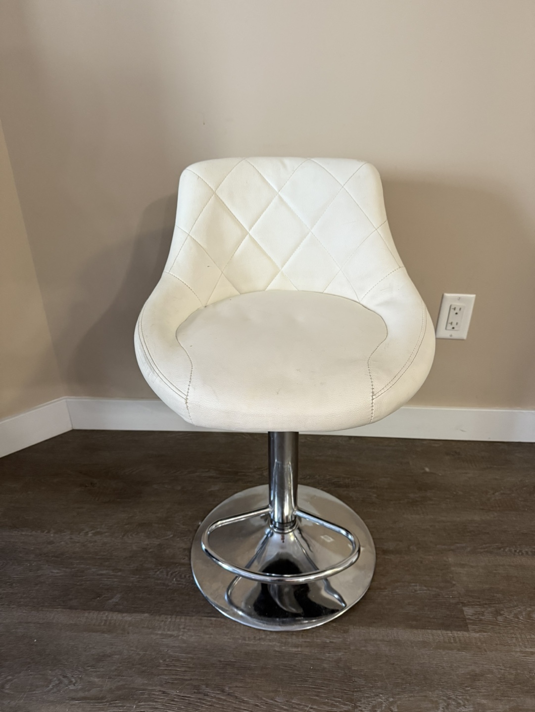 White Bar Stool