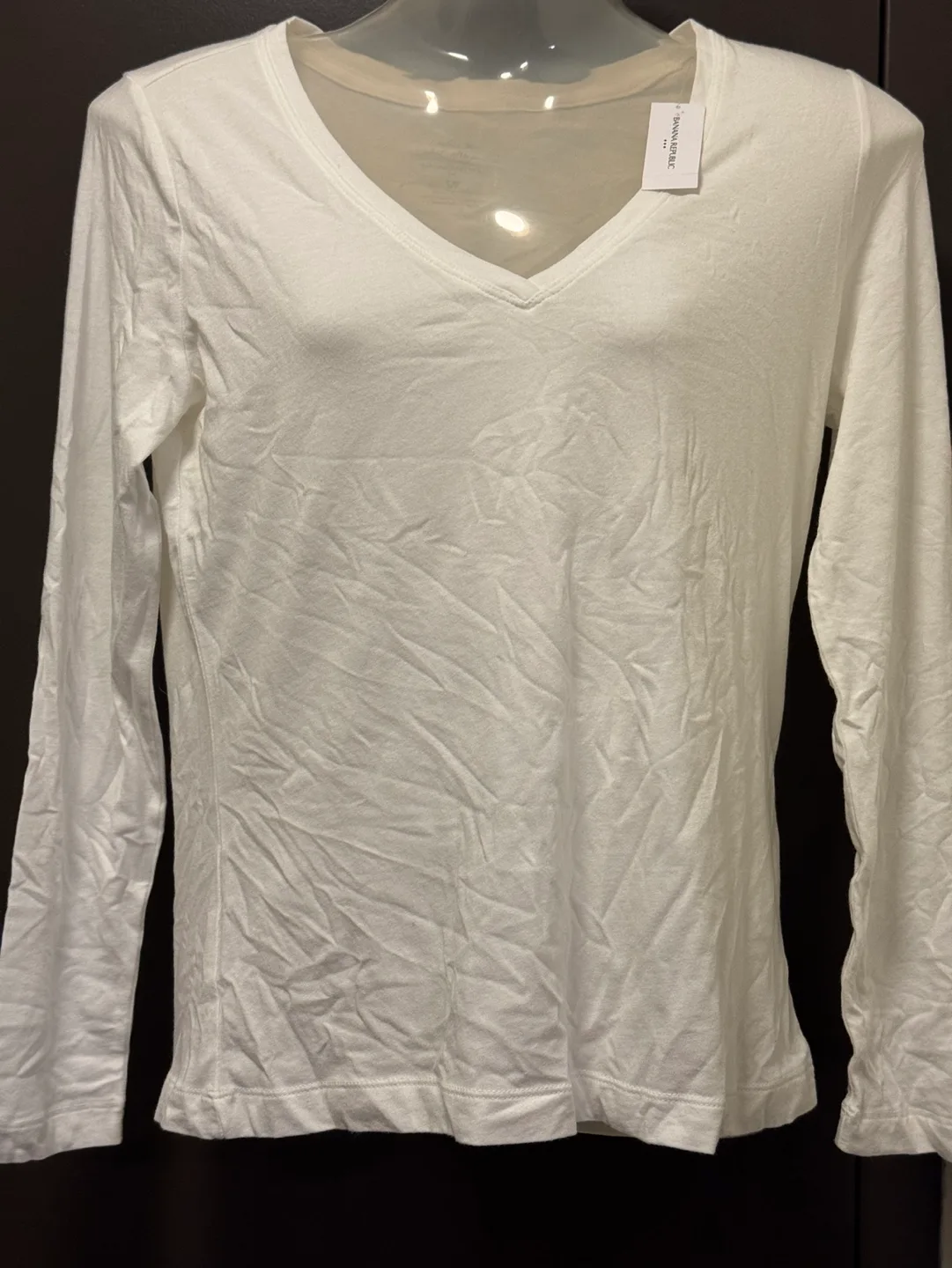 Banana Republic White Long Sleeve image indicator(4)