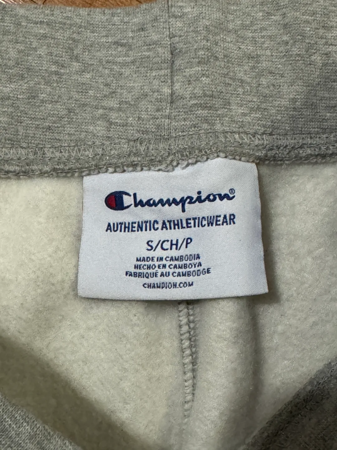 Champion Light Grey Joggers (M) image indicator(3)