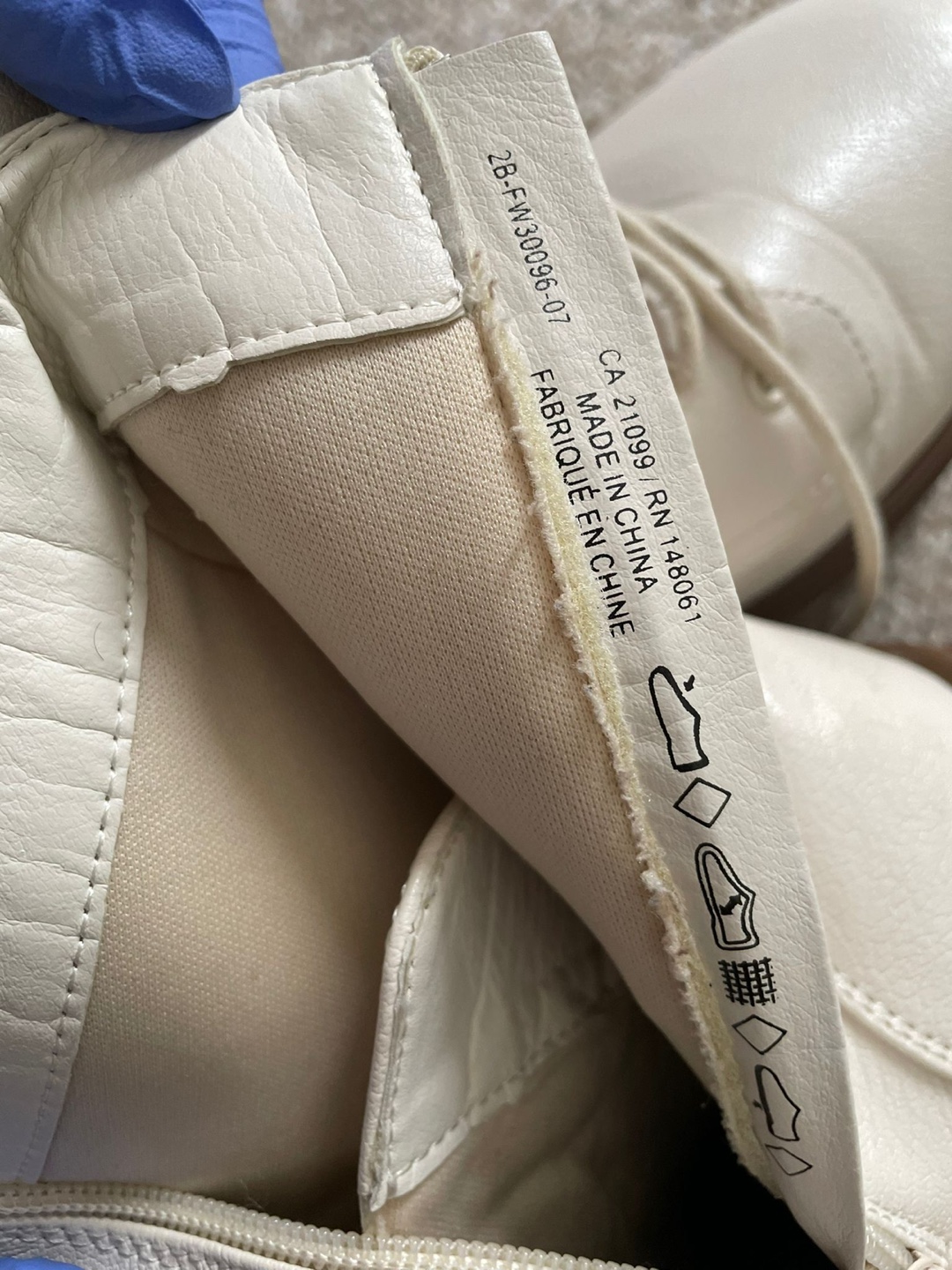 White Platform Boots..I only used it once - photo 4