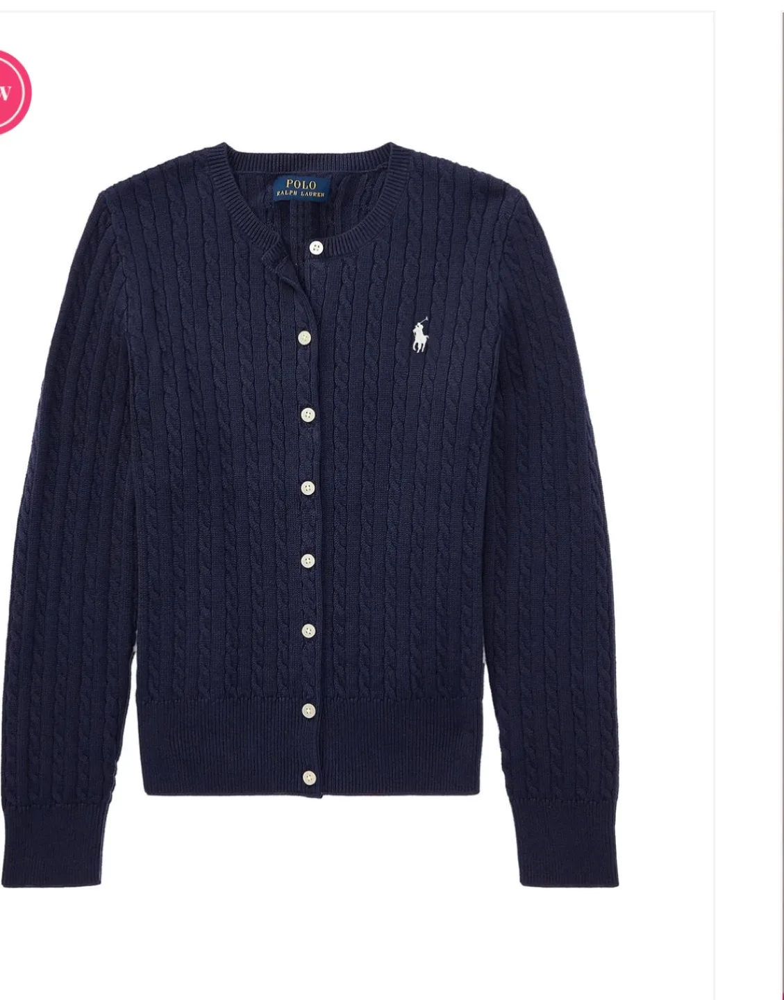 Polo Ralph Lauren Cable Knit Cardigan thumbnail