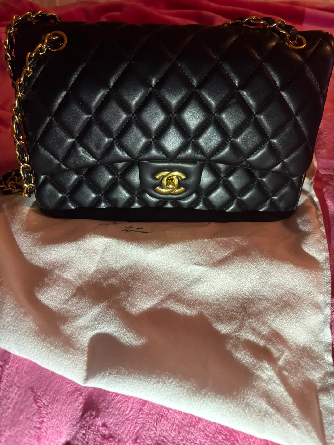 Chanel Black Quilted Chain Bag thumbnail