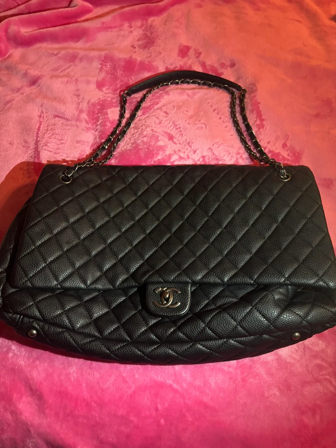 XXL CHANEL JUMBO HANDBAG/PURSE/TRAVEL BAG thumbnail