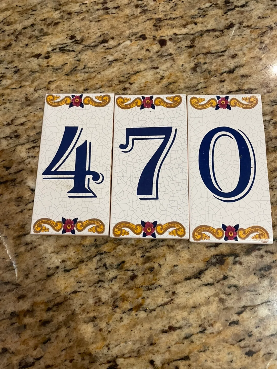 Ceramic House Numbers image indicator(5)