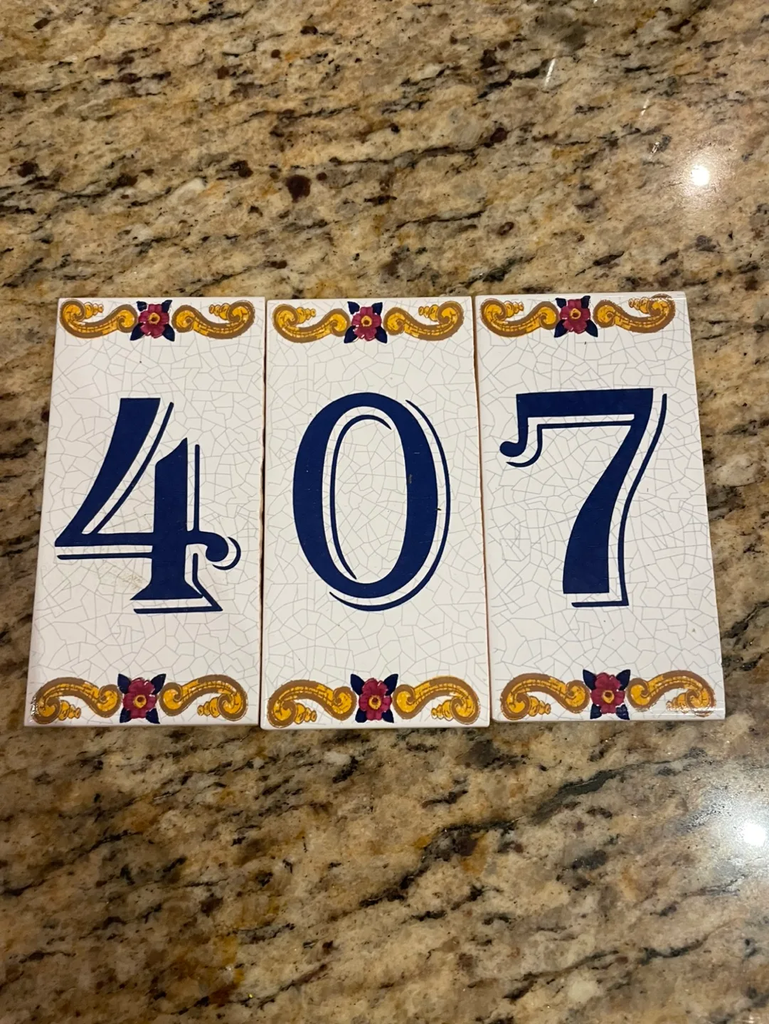 Ceramic House Numbers image indicator(6)