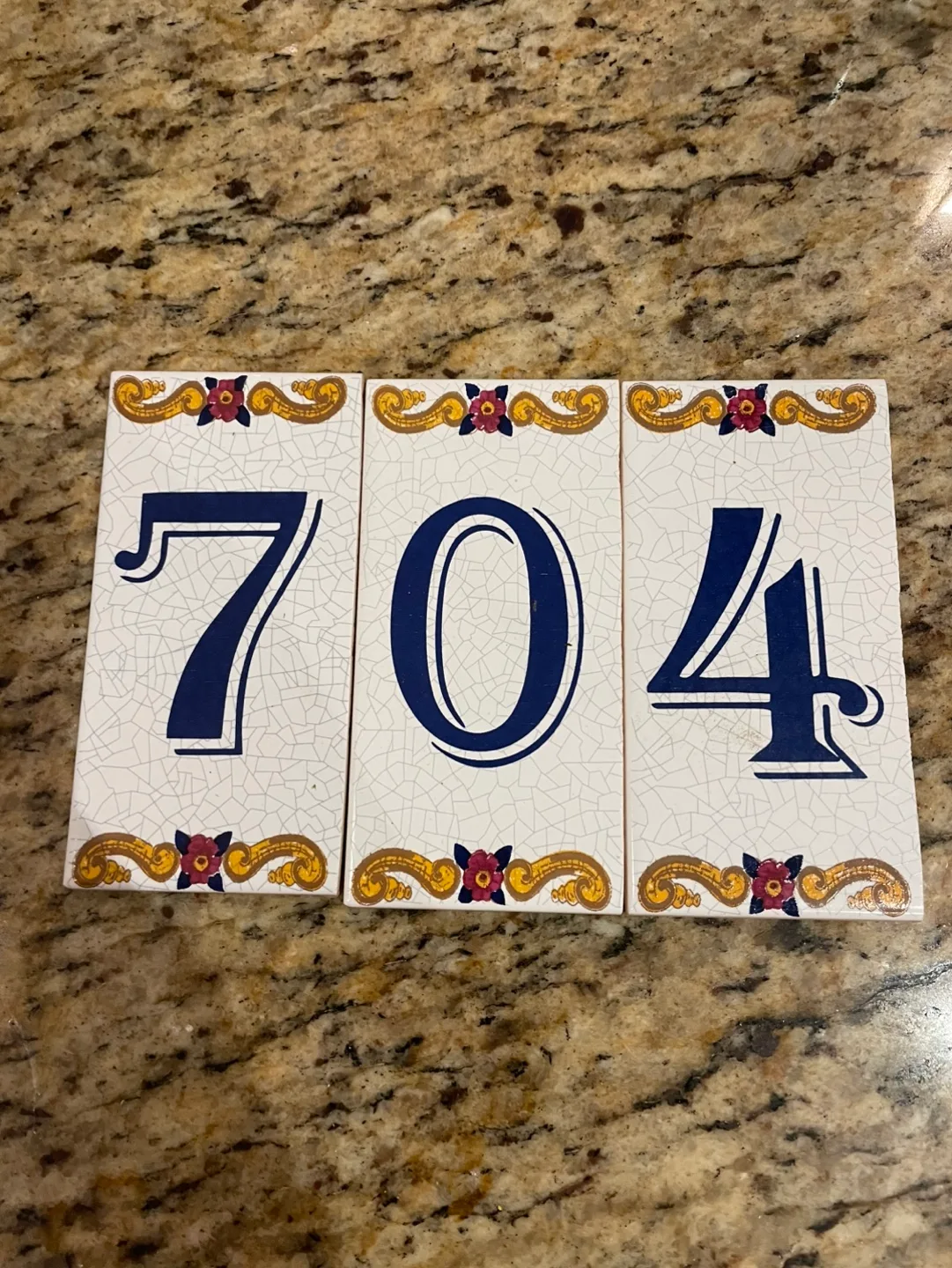 Ceramic House Numbers image indicator(7)