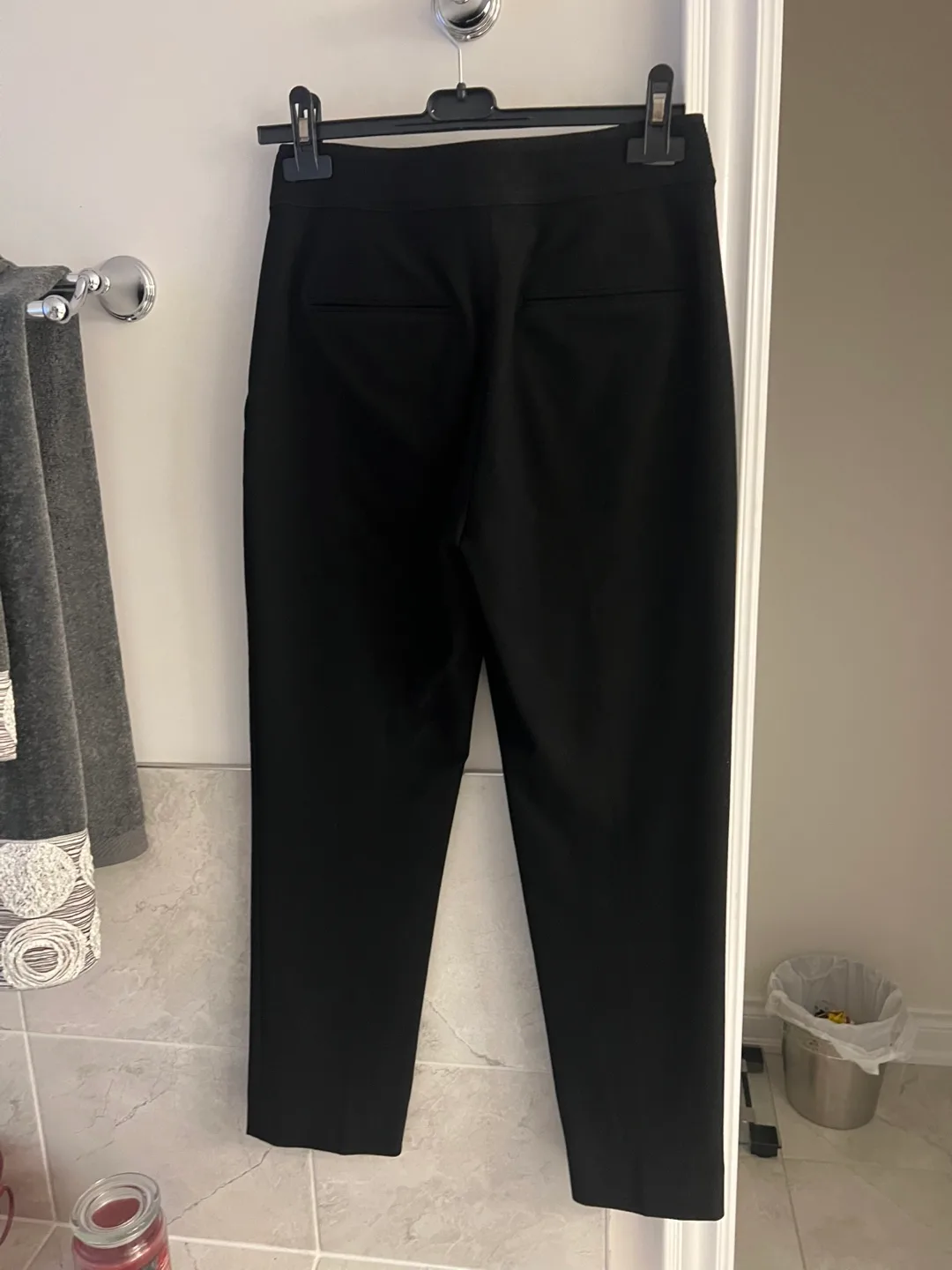 Club Monaco Atrina Black Pantalon Pants Size 4 image indicator(6)