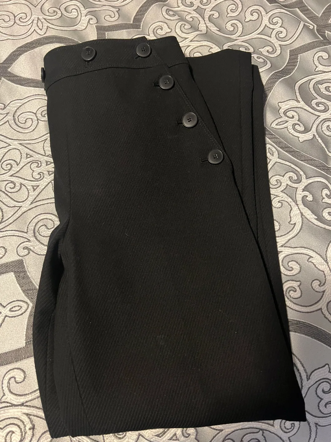 Club Monaco Atrina Black Pantalon Pants Size 4 image indicator(2)