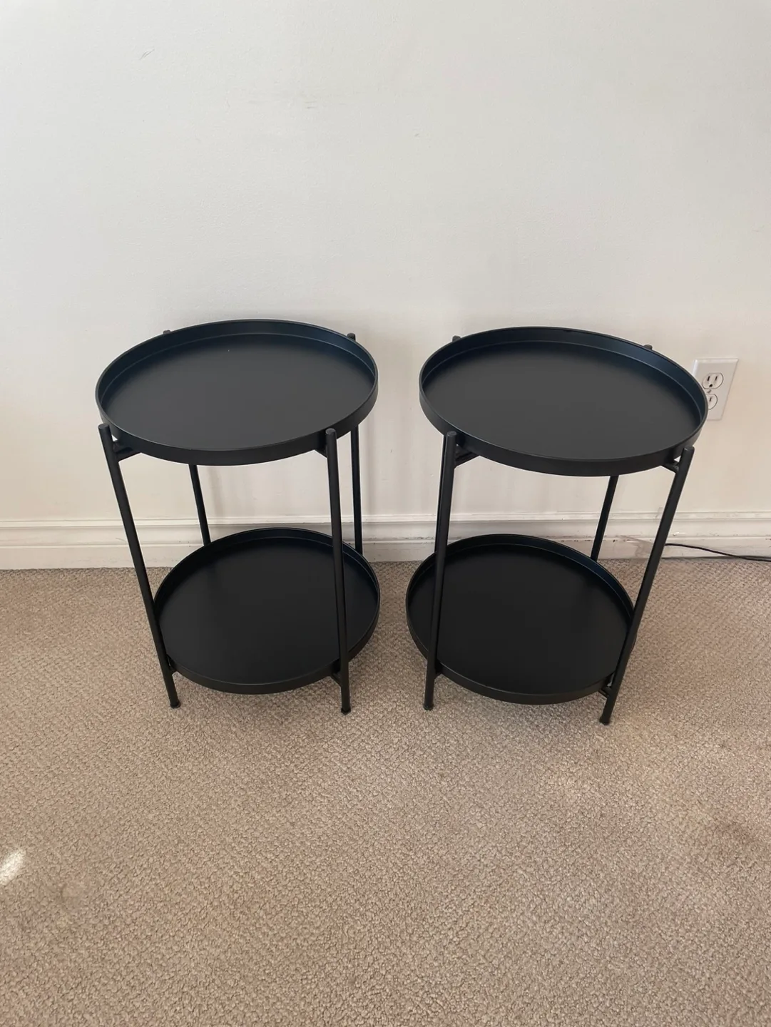 Black Metal Side Tables thumbnail
