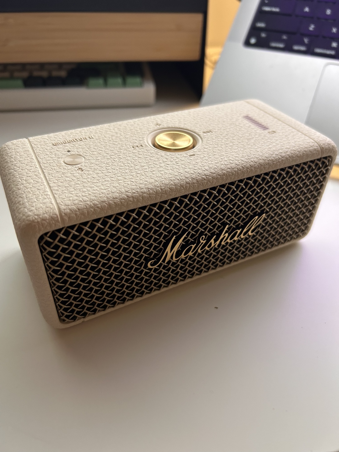 Marshall Emberton II Portable Bluetooth Speaker - Cream - photo 3