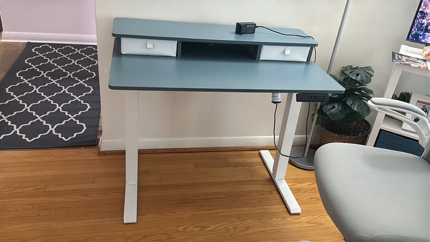 Adjustable Office Desk and Chair - photo 2