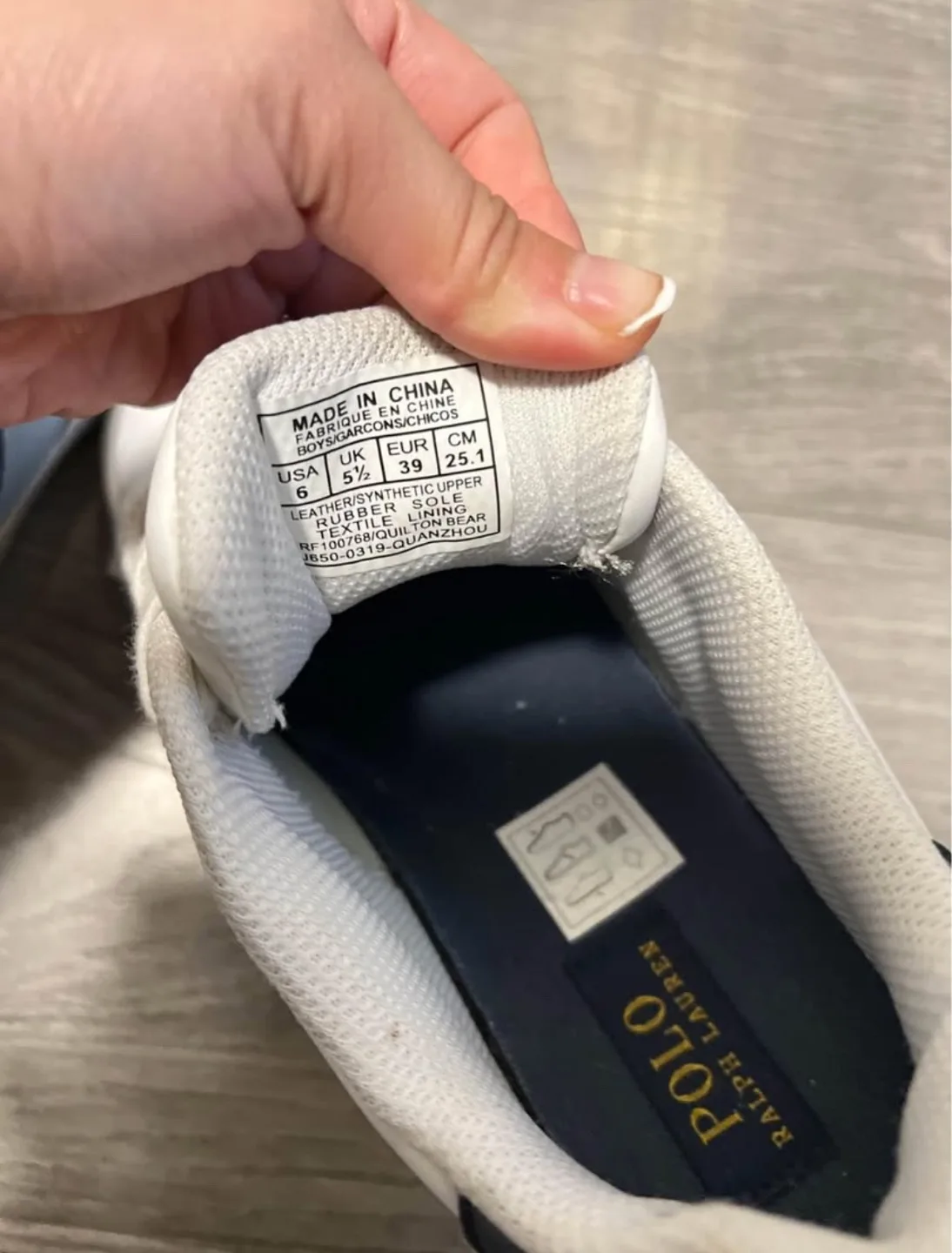 Polo Ralph Lauren  Sneakers Size 6 image indicator(5)