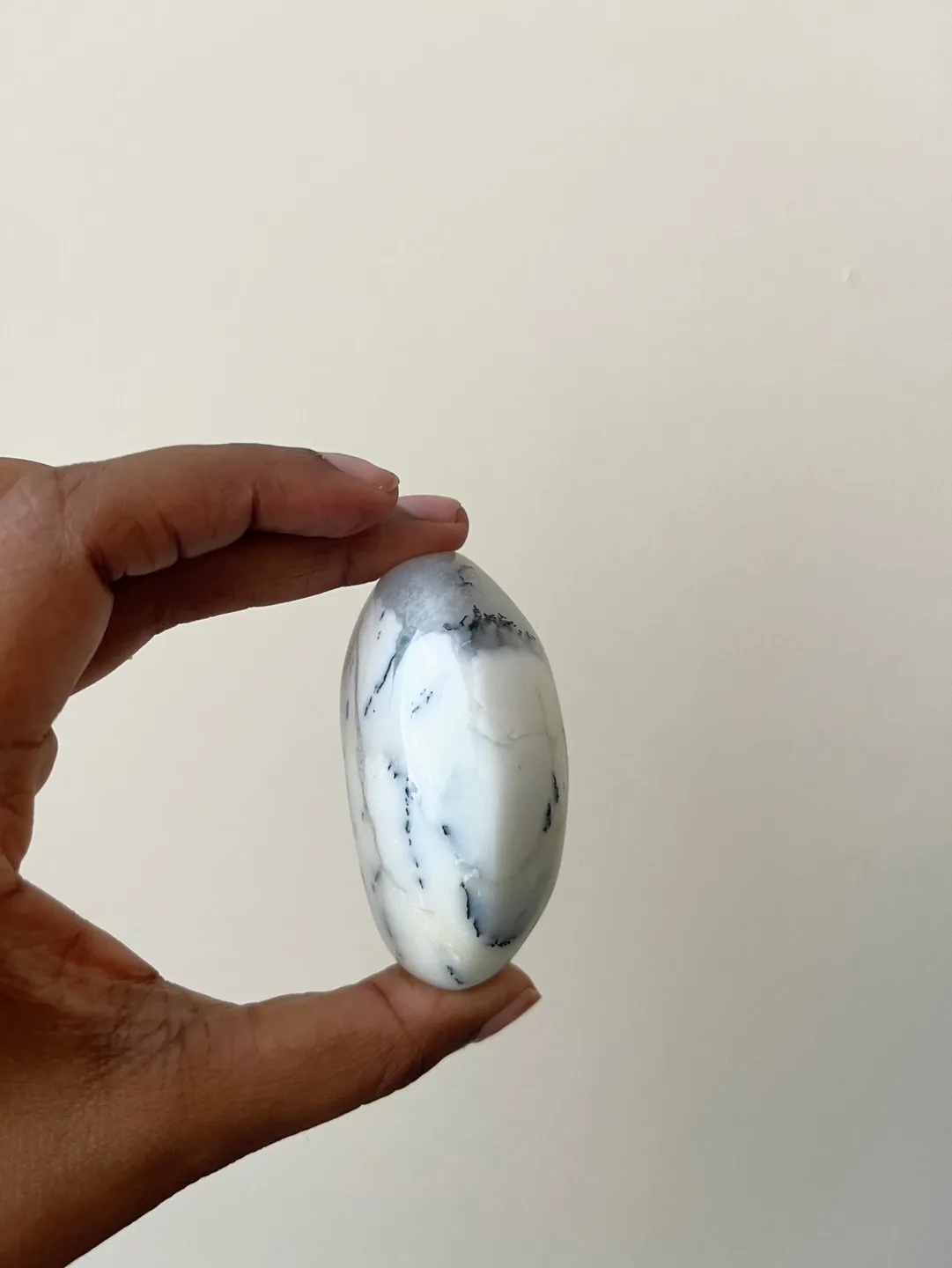 Crystal - Dendritic Opal Palm Stone image indicator(3)