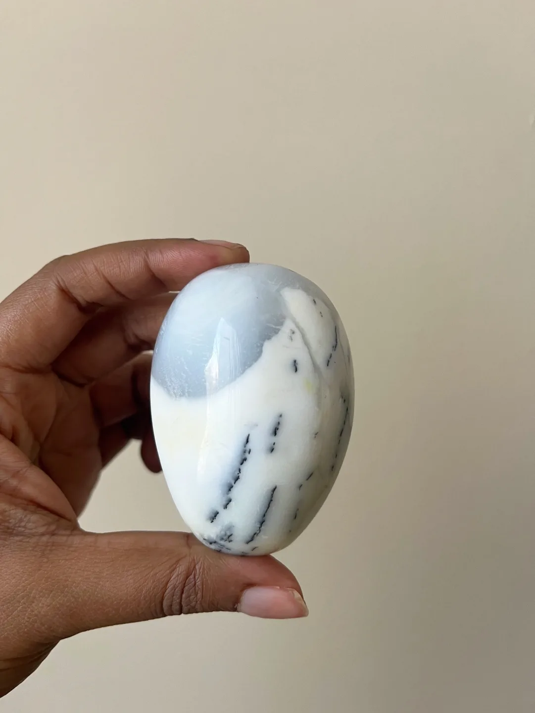 Crystal - Dendritic Opal Palm Stone image indicator(2)