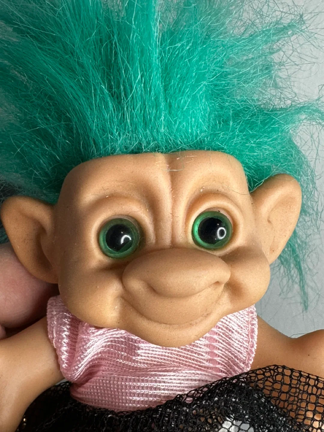 RARE Vintage Forest Troll Doll with Green Hair image indicator(3)
