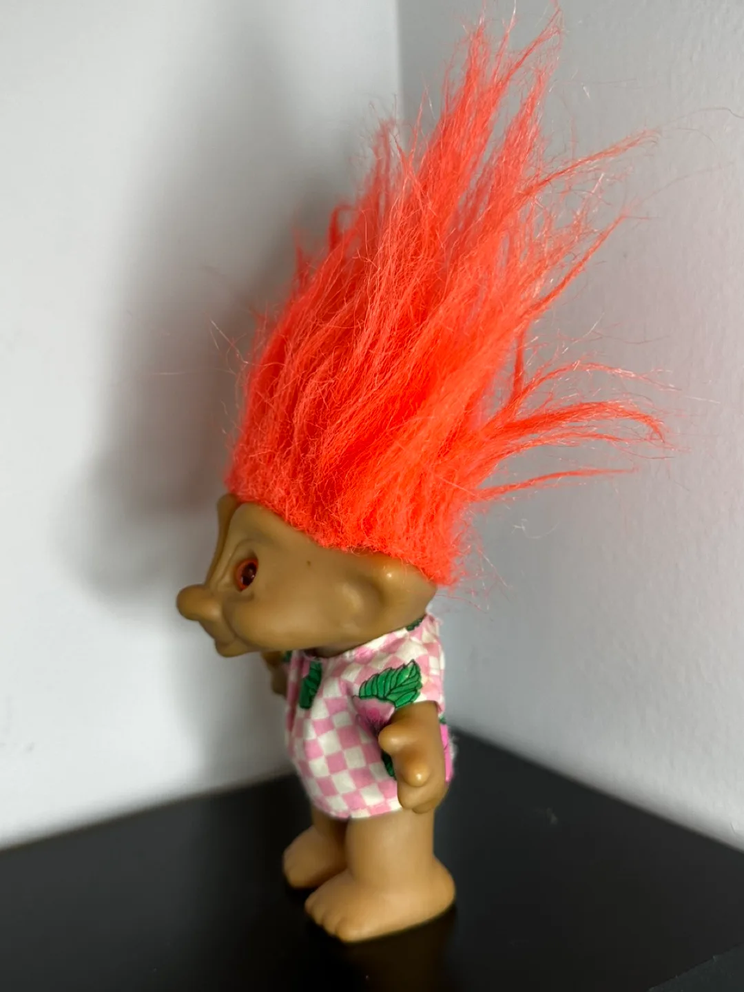RARE Vintage Orange Hair Troll Doll image indicator(3)