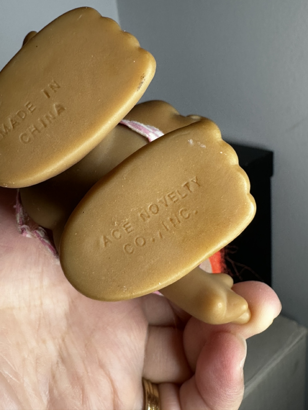 RARE Vintage Orange Hair Troll Doll - photo 5