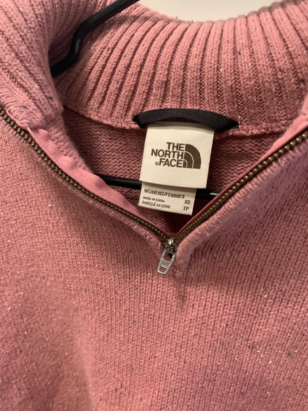 The North Face Crestview 1/4 Zip Pink Sweater image indicator(2)