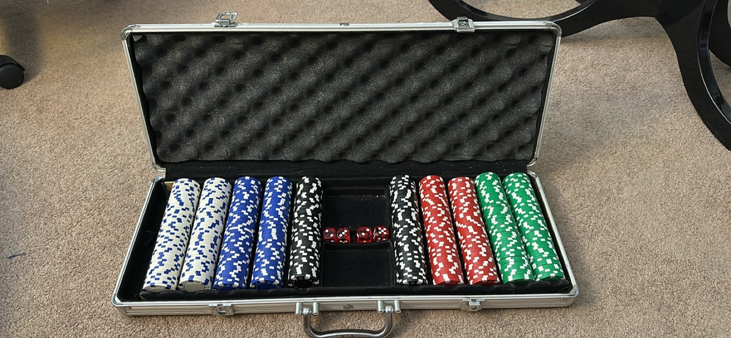 Poker Chip Set with Case