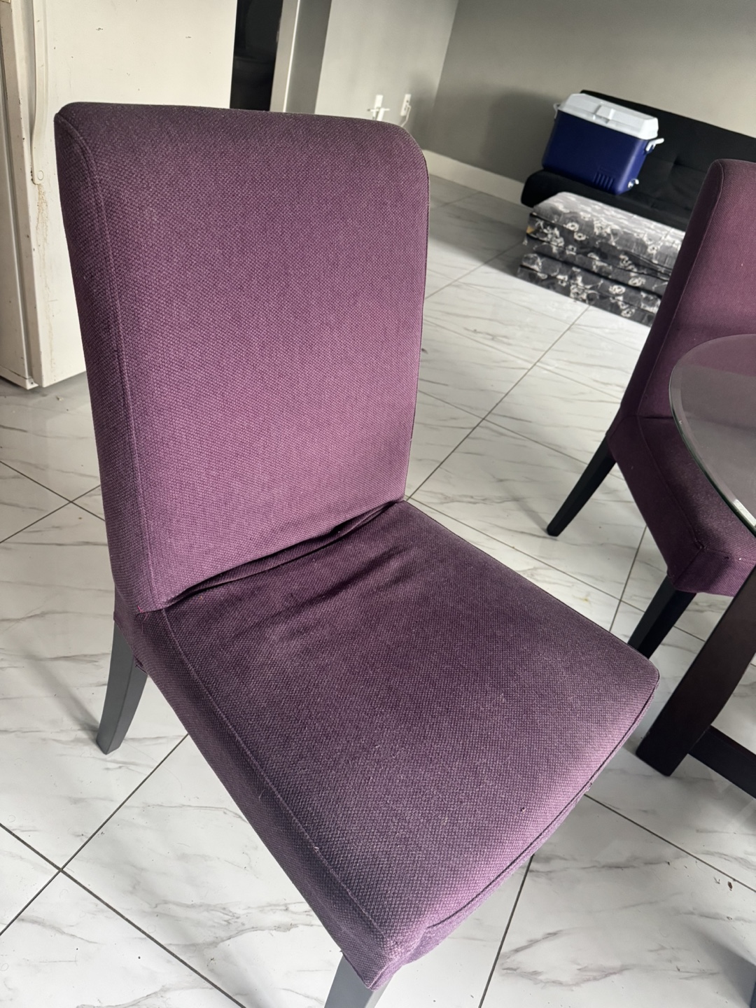 Glass Dining Table and 4 Chairs - photo 2