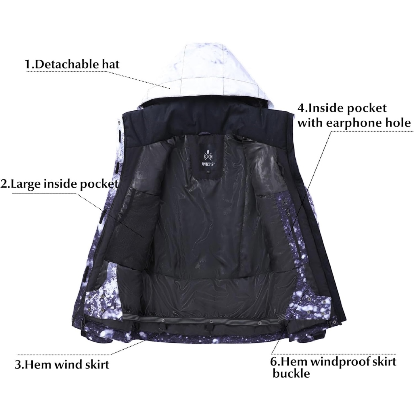 Women's Ski Snowsuit and Gloves - photo 4