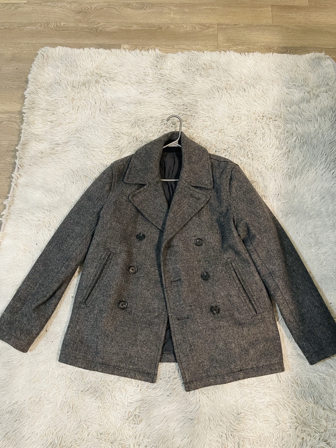 Old Na y Men's Double Breasted Winter Coat