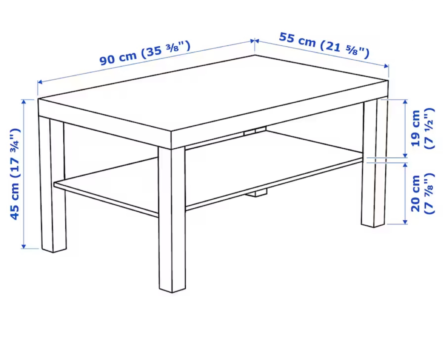 Moving out sell-White Coffee Table with Shelf - photo 3