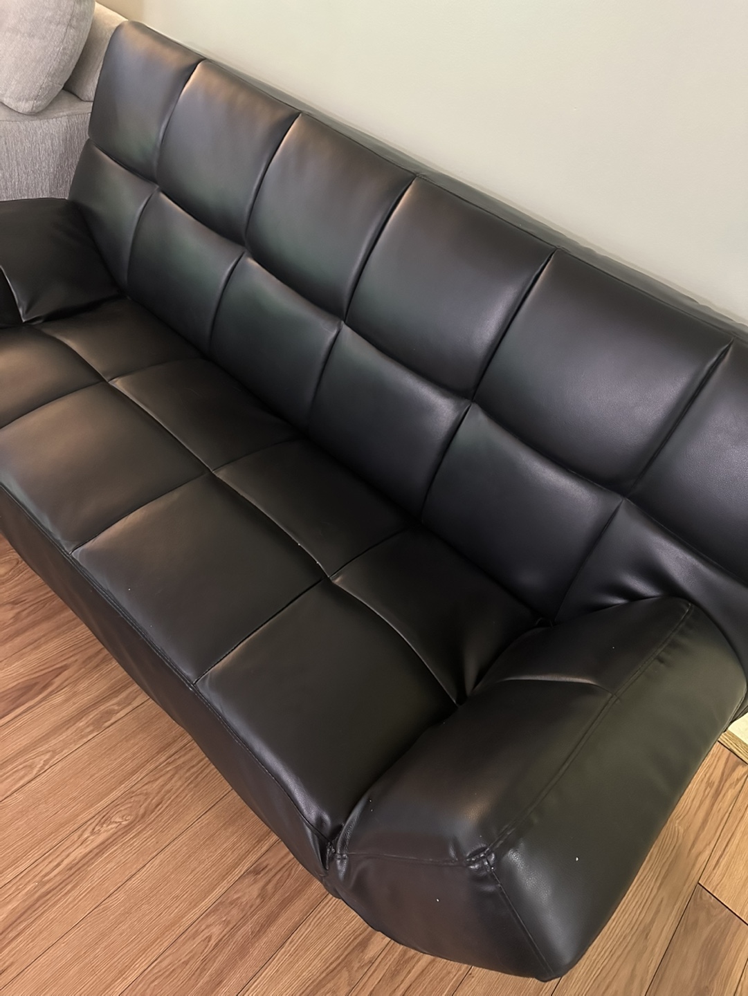 Black Futon Sofa Bed - photo 3