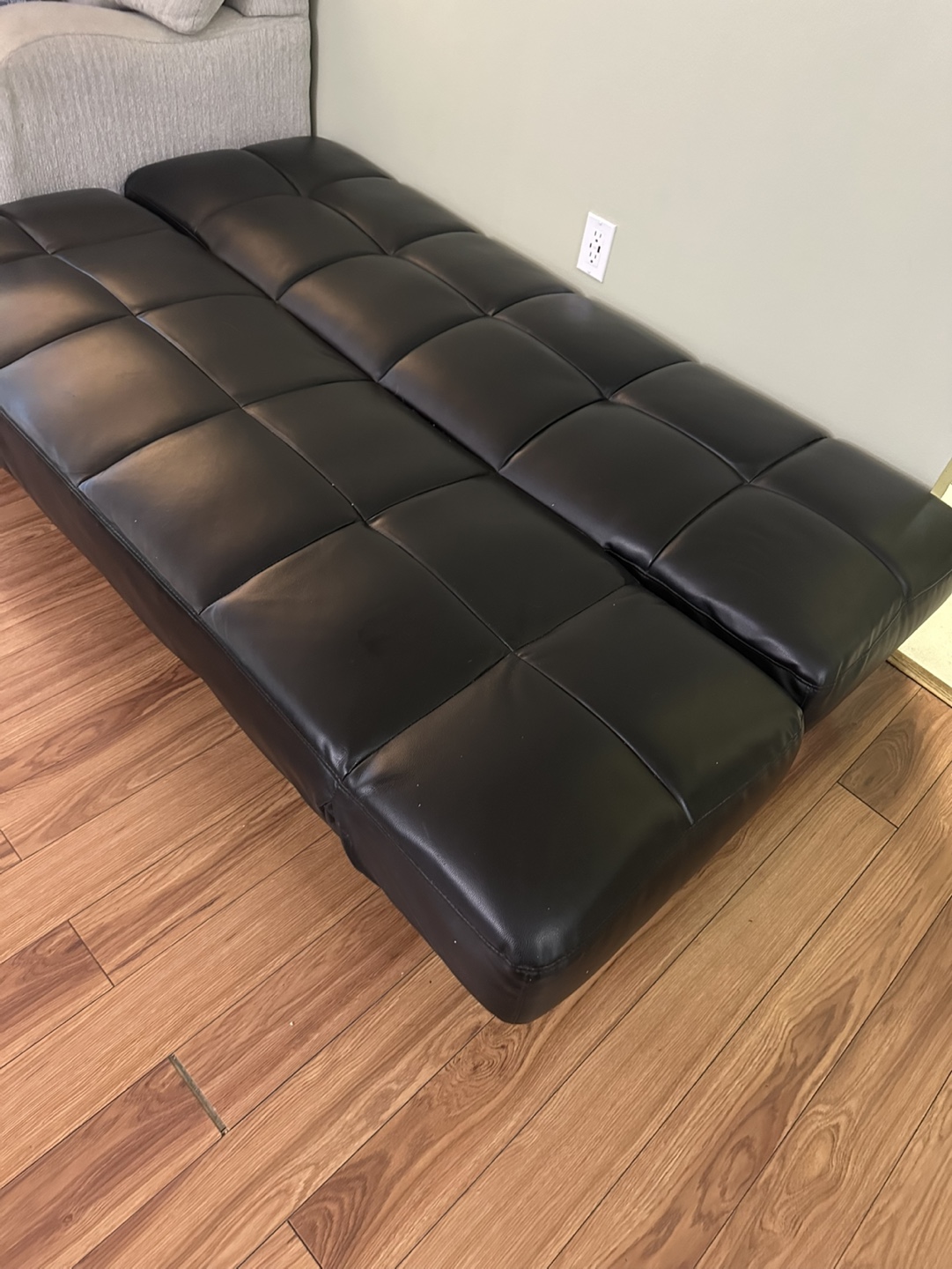 Black Futon Sofa Bed - photo 4