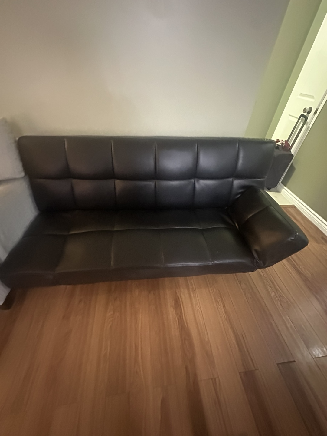 Black Futon Sofa Bed - photo 5