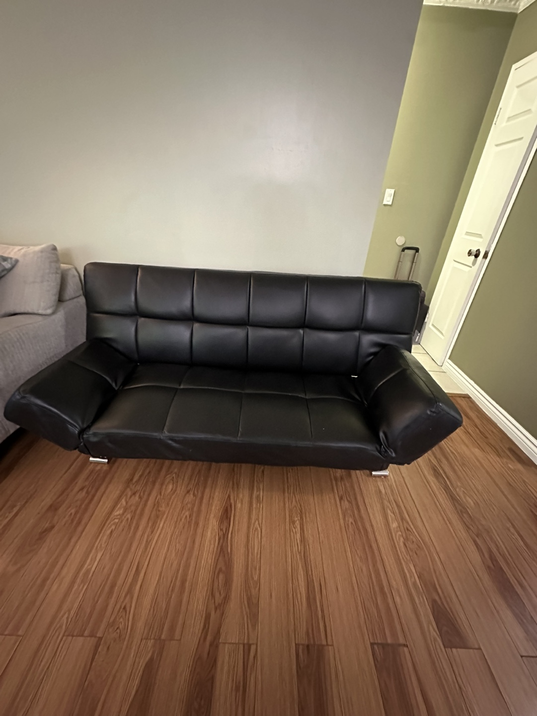 Black Futon Sofa Bed - photo 2