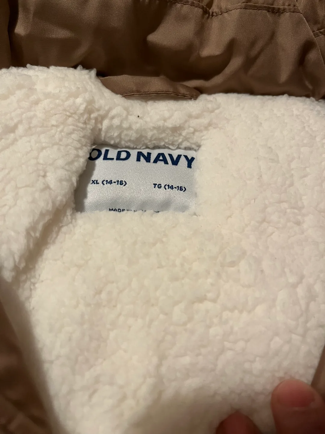 Old Navy Brown Puffer Jacket BNWT image indicator(3)