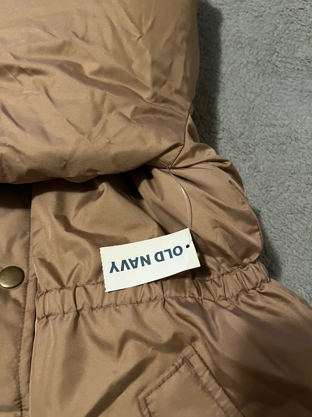 Old Navy Brown Puffer Jacket BNWT image indicator(4)