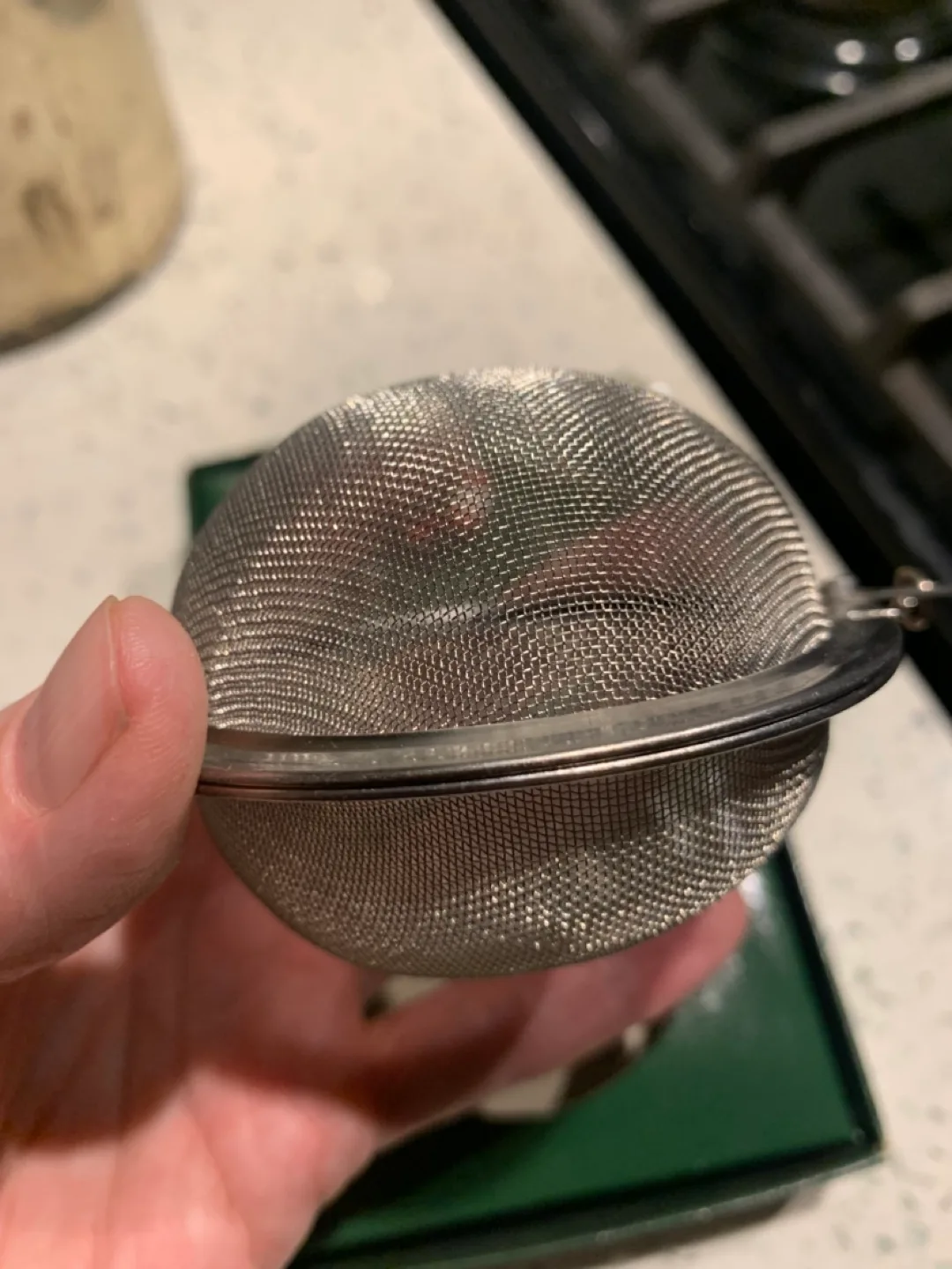 NEW Williams Sonoma Candy Cane Spice ball for mulled wine/cider image indicator(2)